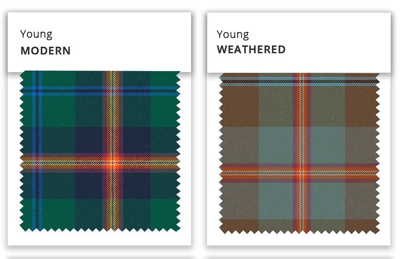 Clan Young Tartan Poll