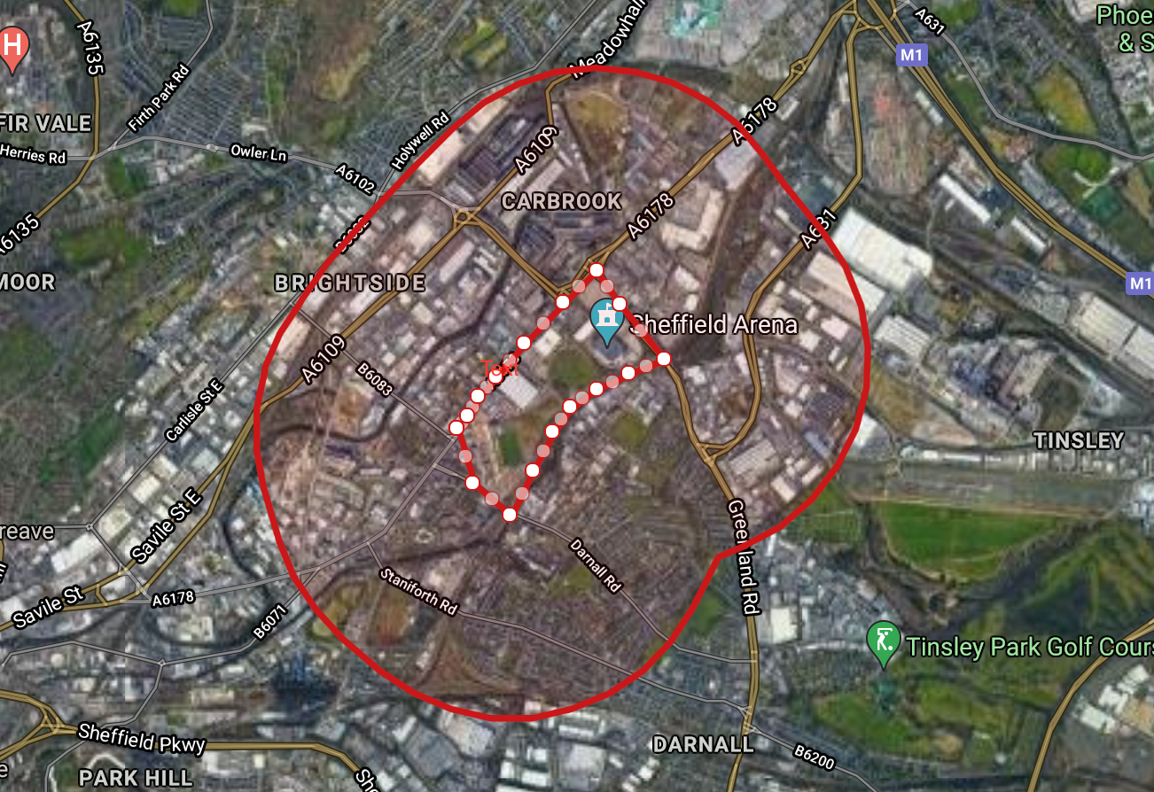 Olympic Legacy Park radius - draft