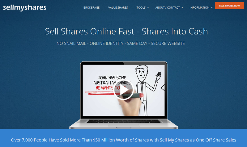how do i sell my shares online