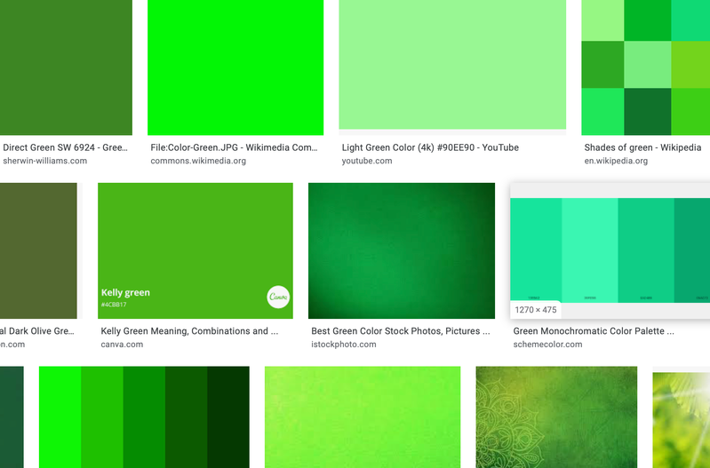 Dark Olive Monochromatic Color Scheme » Green »