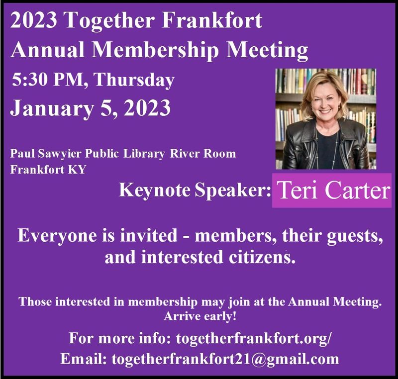 Together Frankfort 2023 Annual Meeting Registration