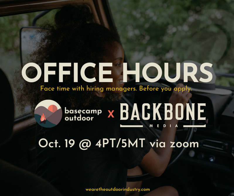 Work in the Outdoor Industry! Backbone Media is hiring