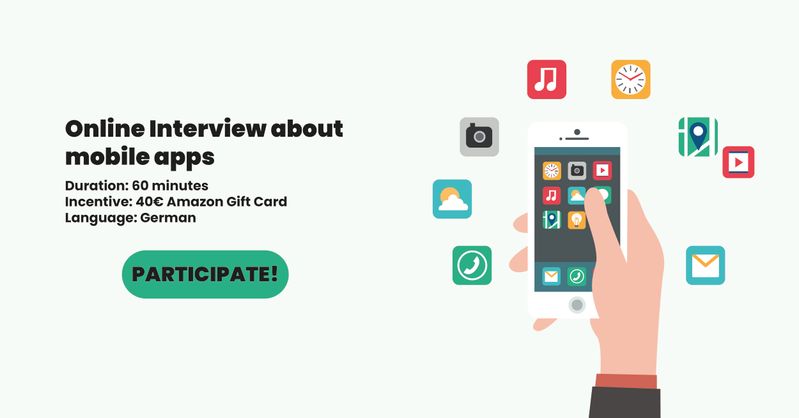 Online Interview Pre-Survey about mobile apps