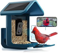 Smart Bird Feeder Camera Solar Powered