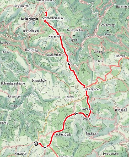 Streckenwanderung