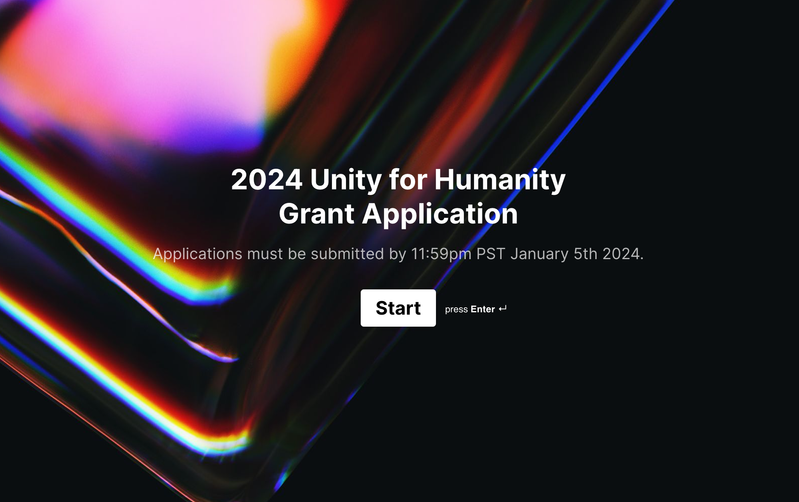 2024 Unity for Humanity Grant
