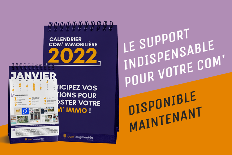 Télécharger le calendrier des communications immo 2022