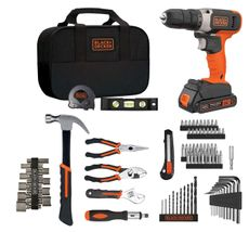 BLACK+DECKER 83-Piece tool kit