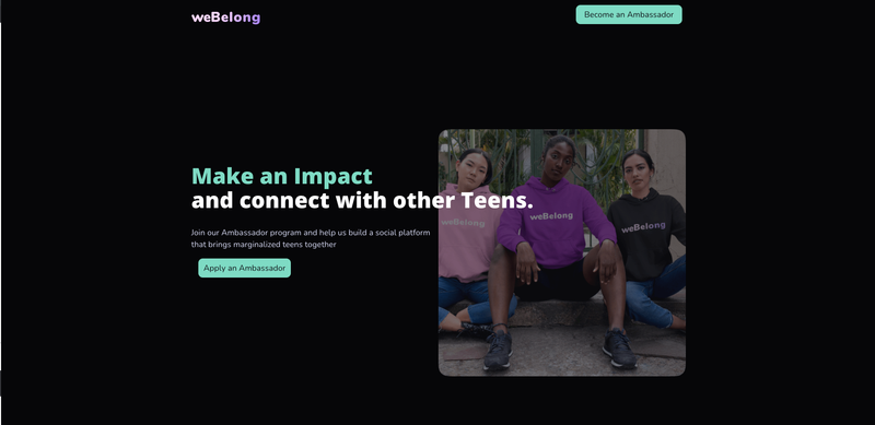 Ambassador Program Application