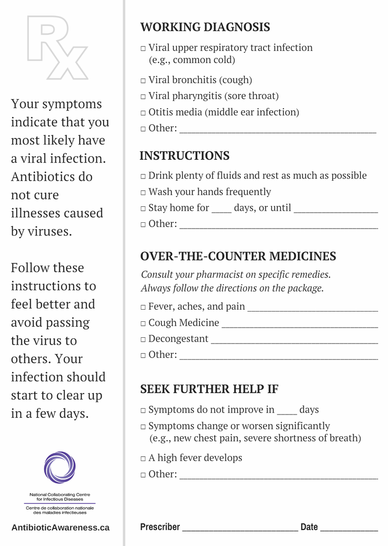 AAW Prescription Pads Order Form