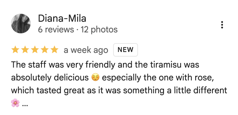 Google Maps review screenshot — September 24, 2026